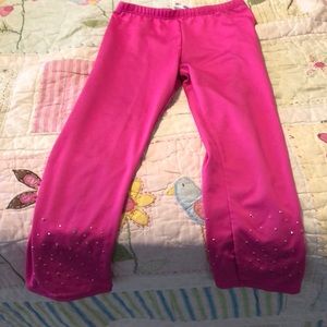 Pink glittery tights